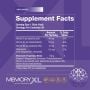 MemoryXL: Gluten free, Dairy free, 0 sugar, 0 calories. See About section for full Supplement Facts thumbnail