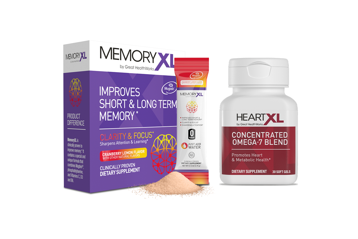 Order MemoryXL Cranberry Lemon + HeartXL - From the Makers of