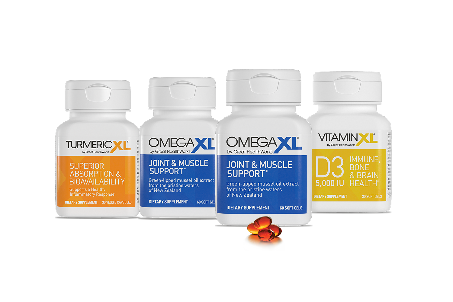 OmegaXL 60ct BOGO and 30ct TurmericXL with VitaminXL D3 FREE