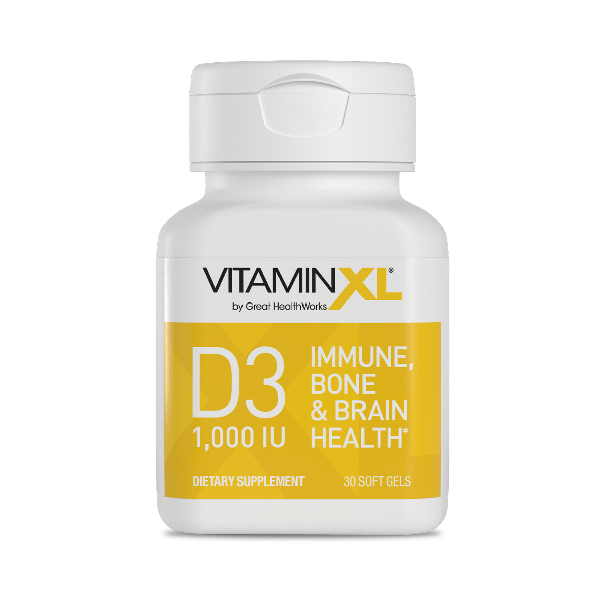 VitaminXL D3 30ct 1,000 IU