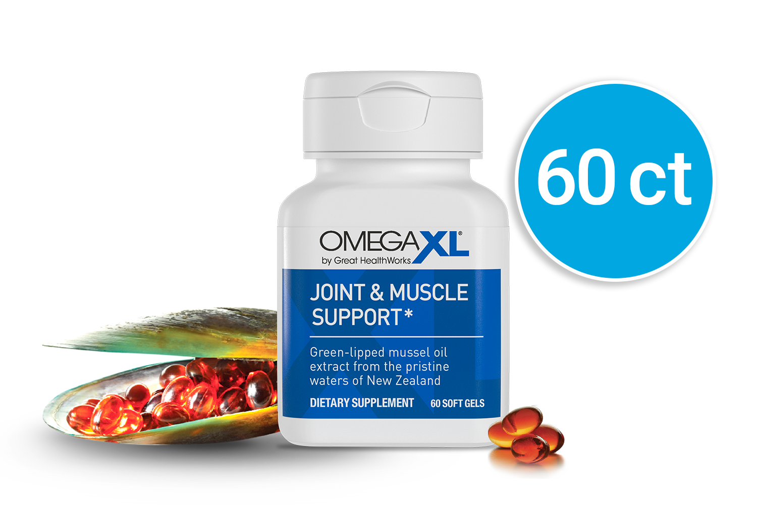 OmegaXL 60ct Mussels For Your Joints