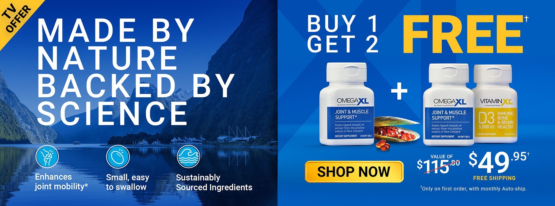 OmegaXL® is a powerful omega 3 joint health supplement