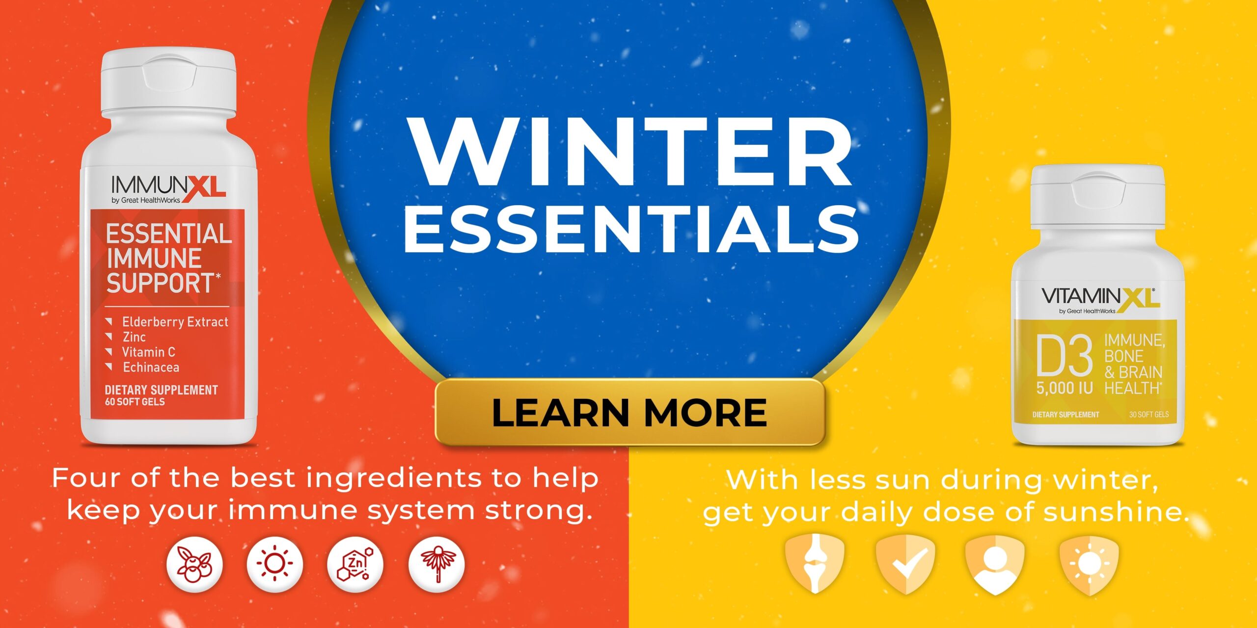 ImmunXL & VitaminXL-D3 Winter Essentials