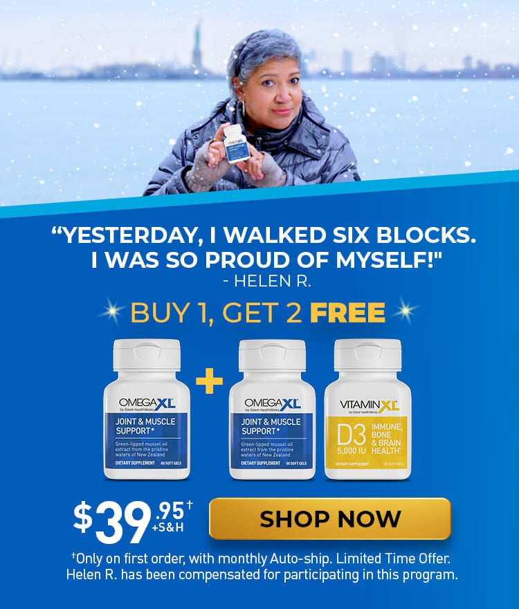 Buy One Get Two Free OmegaXL and VitaminXL $39.95 Bundle. 